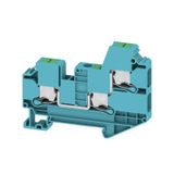 Feed-through terminal block, SNAP IN, blue, 6 mm², 41 A, 1000 V, Numbe