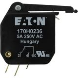 Microswitch high speed 5A 250V type T indicator straight tags