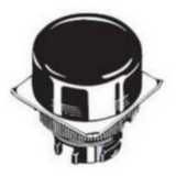 Indicator, round, IP65, red M22 2003R