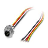SACC-E-M12MSS-3PE-M16XL/2,0-US - Device connector front mounting