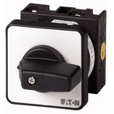 T0-3-8901/EZ On-Off switch, 3 pole + N + 1 N/O + 1 N/C, 20 A, 90 °, center mounting