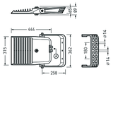 Floodlight / Projectors Lumena Plus 40 CLO (normal) Lens Grey ETDD 103W 10000lm 70 asym. mittelbreitstr. (AM19L) IP66 IK09 5 SDCM