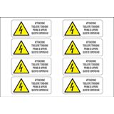 Adhesive label - Dimensions: 300 x 210 mm