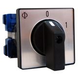 Off Switch front mount with central mount 20A 2-pole