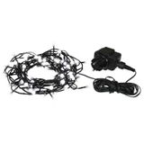 200 LED Christmas chain - marbles, 20m, daylight white