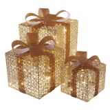 LED presents, 3 sizes, indoor, warm white