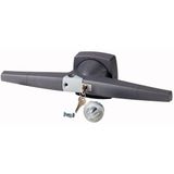 K6DG/C Toggle, 14mm, door installation, gray, cylinder lock