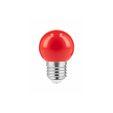 LED Bulb E27, B45, 1 W, 50 lm, AC220-240V, 270°, red