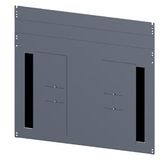 SIVACON, floor, with lateral cable entry, D: 800 mm, W: 800 mm, zinc-plated