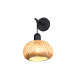 Leonie wall lamp E27 natural color/bamboo