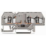 Component terminal block 3-conductor with diode 1N4007 gray