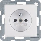 Soc.out. earth. pin,enhncd contact prot.,screw-in lift term.,S.1/B.3/B