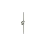 Metal revolving lever with adjustable stainless steel rod diameter 3x125 mm