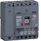 Moulded Case Circuit Breaker h3+ P160 LSI 4P4D N0-50-100% 40A 50kA CTC