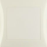 Mains adapter frame, S.1, white glossy