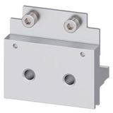 Flanged connection, top and bottom, for size 2, up to 2000 A