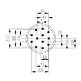 Sensor/Actuator plug-in connector