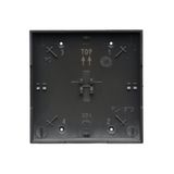 DATA single socket outlet with socket access element, Inox, metallized, 16A