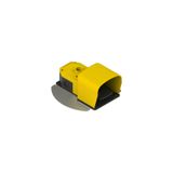 Single foot switch with protection