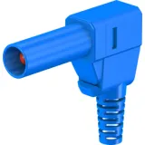 4 mm plug, solder connection, 2.5 mm², CAT II, blue, 22.2667-23