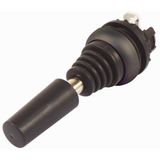 M22S-WRJ4 Joystick, with one operating point per operating direction, With plastic shaft, 4 positions, Bezel: black, maintained