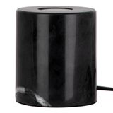 Table Lamp E27 Marble Black