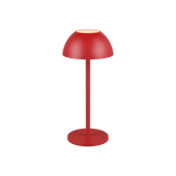 Ricardo LED outdoor table lamp red rechargeable