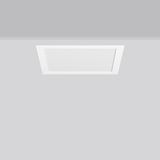 TOLEDO FLAT+ square, 17 W, 2150 lm, 830, 840, white, on/off Recessed d