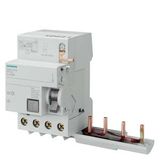 RC unit, 4-pole, type AC, selective, In: 63 A, 300 mA, Un AC: 400 V, for 5SL4
