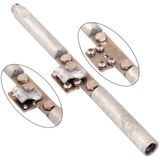 Connector for earth rod screwable