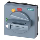 Handle with masking frame standard without tolerance compensation with door opening position Accessory for: 3VM