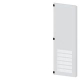SIVACON, door half, left, with ventilation openings, IP20, H: 2000 mm, W: 600 mm, RAL
