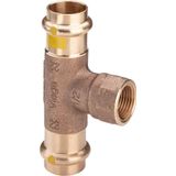 Copper reduction T-piece to internal thread PROFIPRESS G 15x1/2"