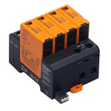 Surge voltage arrester, Low voltage, Surge protection, with remote contact, TN-C-S, TN-S
