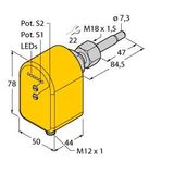 Freely Rotatable FTCST Flow Sensor Monitoring of Flow Speed and Medium Temperature   FTCST-A4P-2AP8X-H1140