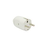Angle plug 16A 250V IP20 white VWKB 320-01