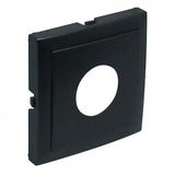 COVER PLATE F/MOTION DETECTORS MATTE BLACK