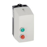 Direct-on-line-starter, enclosed without thermal overload relay, with START and STOP/RESET buttons, with BF25/BF32 contactor, 25A max (≤440V), IP65. Contactor coil voltage 400VAC 50/60Hz