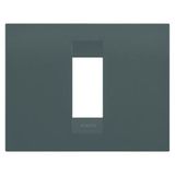 GEO PLATE - IN PAINTED TECHNOPOLYMER - 1 MODULE - TEAL - CHORUSMART