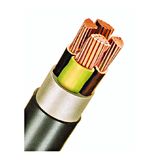 PVC Insulated Heavy Current Cable 0,6/1kV NYY-O 2x10re bk (The price is shown without markup on metals. Request a quote for accurate information)
