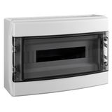 Distribution Board 1-row, 18MW, IP65, transparent door