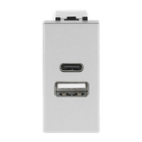 N2185.4 PL CARICATORE USB-A+C 15W -1M