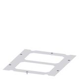 Floor plate for module inserts IP30, D: 400mm W: 350mm