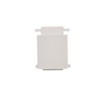 Blind for RJ45/RJ12 socket; White