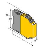 Potentiometer Amplifier 1-channel   IM36-11EX-I/24VDC