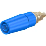 4 mm socket, screw connection, mounting Ø 8.3 mm, CAT II, blue, 23.3050-23