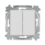 3559H-A53445 16W Switch 2 gang 2-way + 2-way retractive