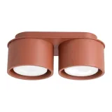 Ceiling lamp MODO 2 red ochre Gx53