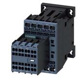 power contactor, AC-3e/AC-3, 7 A, 3 kW / 400 V, 3-pole, 110 V AC, 50/60