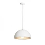 CARISSIMA 40 pendant matte white/silver grey 230V LED E27 15W